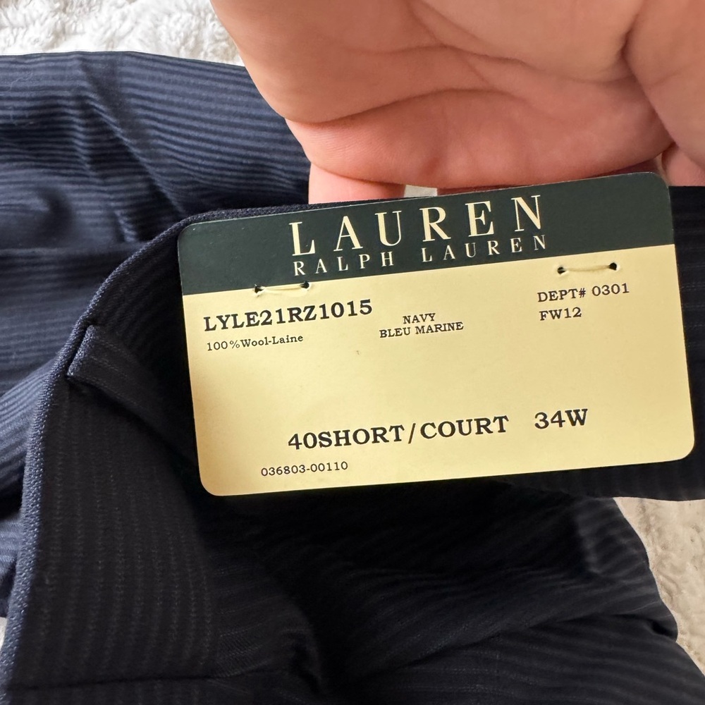 Lauren Ralph Lauren Dark Blue Wool Jacket